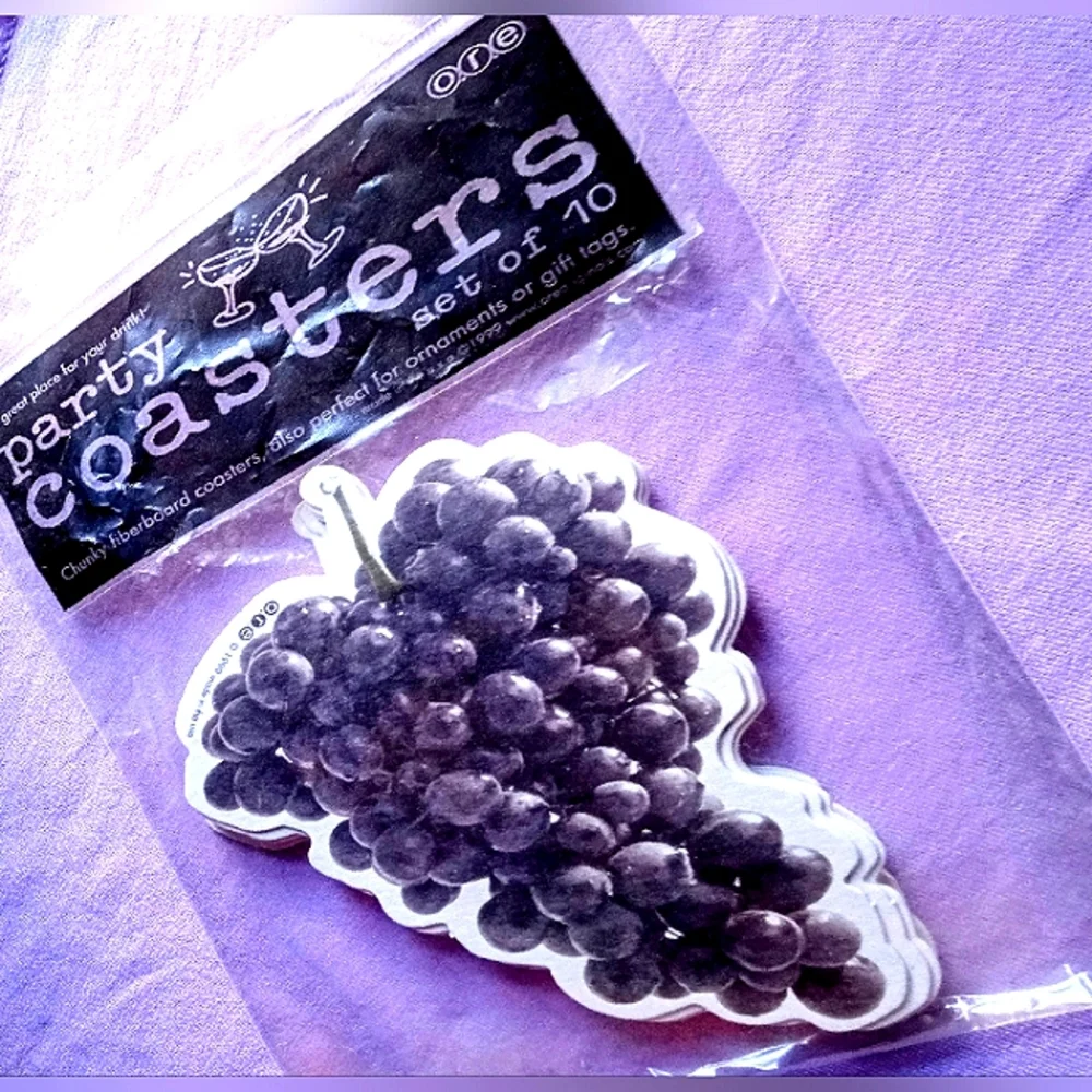 Grape Party Coasters